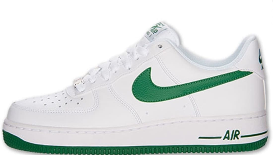 white and green af1