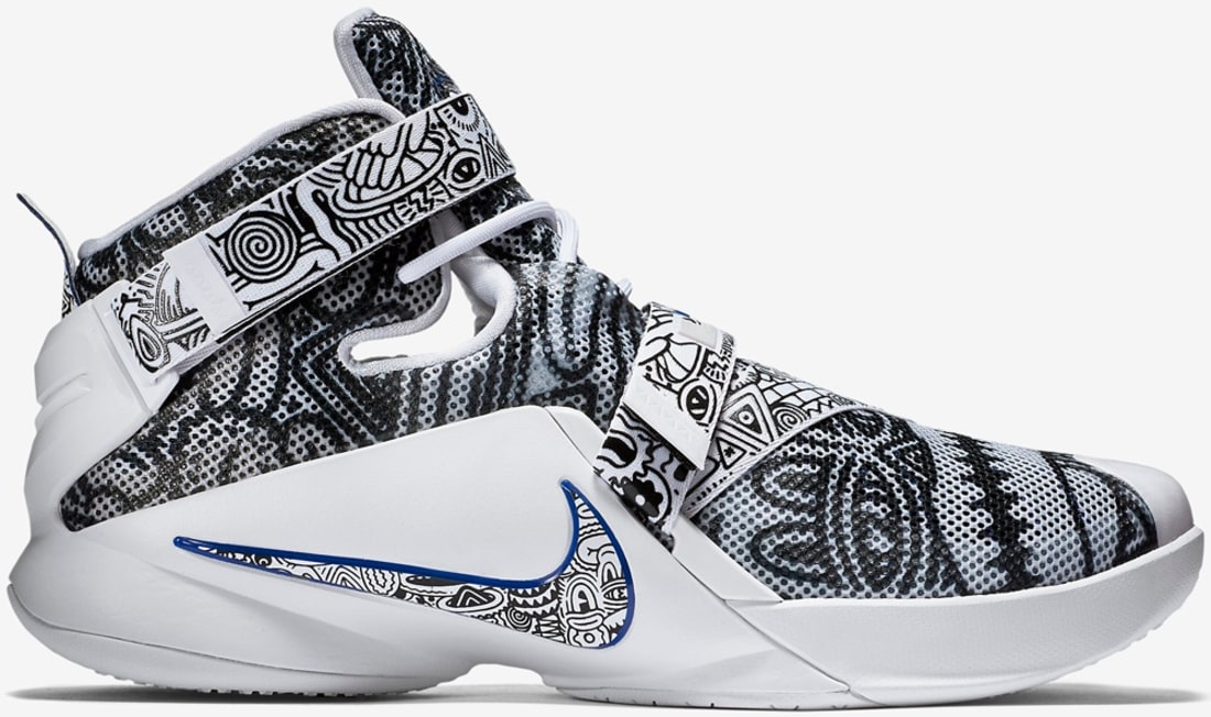 black and white labrons