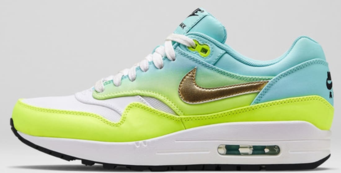 air max 1 gold volt hyper turquoise
