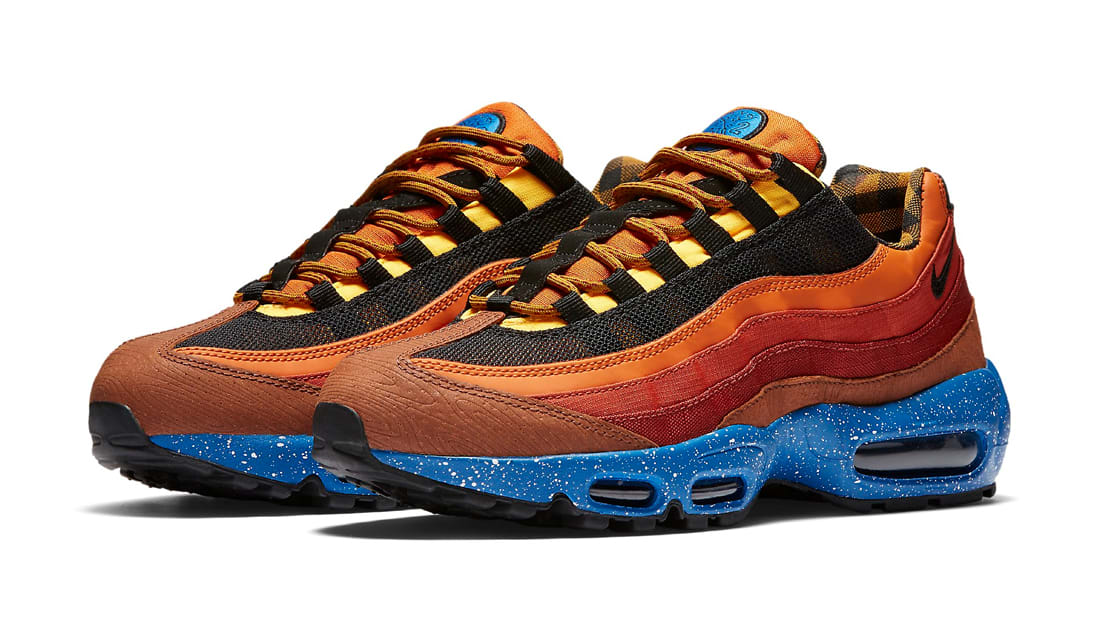 nike w air max 95 premium black & dark cayenne nike w air max 95 premium black & dark cayenne