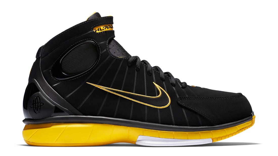 Nike Air Zoom Huarache 2K4 Black/Varsity Maize/White/Black M74g2491 Nike Air Zoom Huarache 2K4 Black/Varsity Maize/White/Black M74g2491