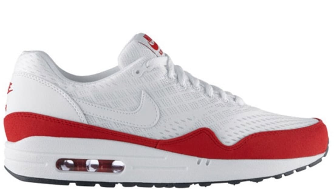 Nike Air Max 1 EM White/White-University Red-White | Nike | Sole Collector