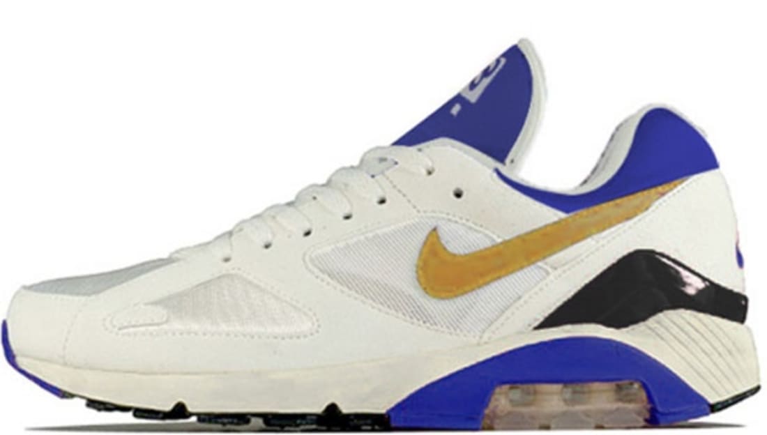 Nike Air Max 180 QS Summit White/Metallic Gold-Bright Concord | Nike ... Nike Air Max 180 QS Summit White/Metallic Gold-Bright Concord | Nike | Sole Collector