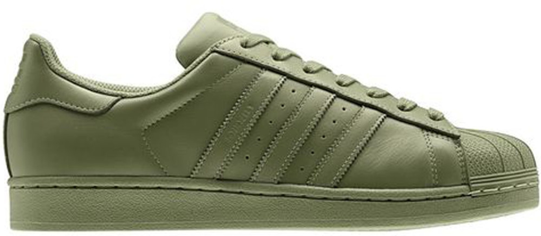 khaki adidas superstars