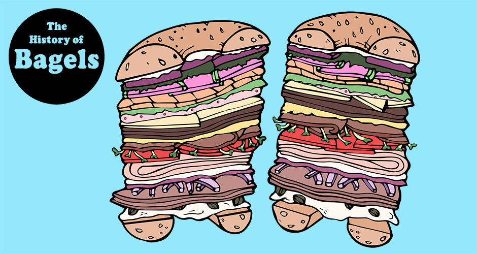 An Illustrated History of Bagels First We Feast