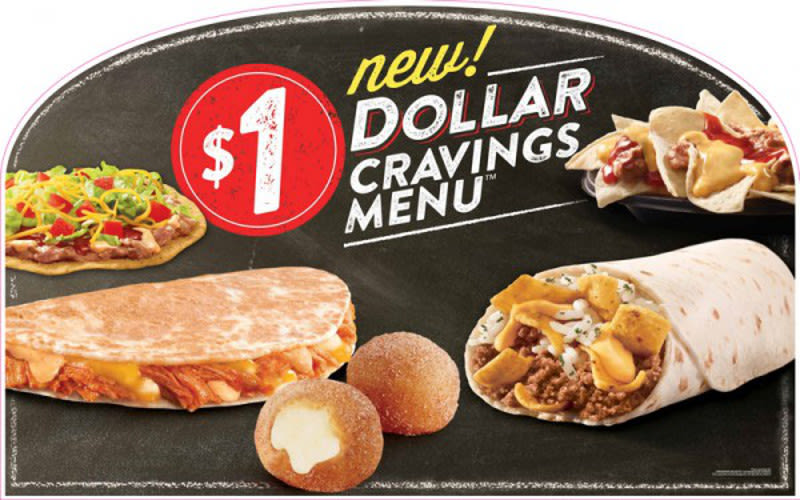 Taco Bell Debuts New "1 Dollar Cravings Menu" First We Feast