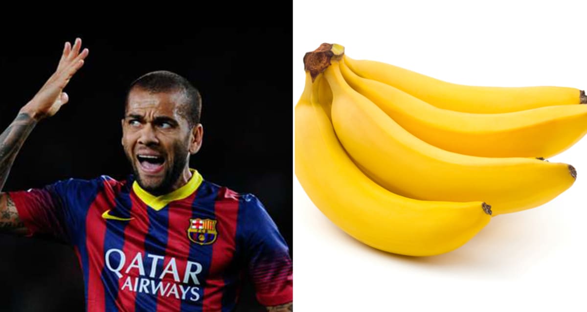 Soccer Player Dani Alves Turned Racism into Energy by Eating a Banana ...