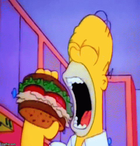 The 20 Best GIFs of Homer Simpson Stuffing His Face | First We Feast