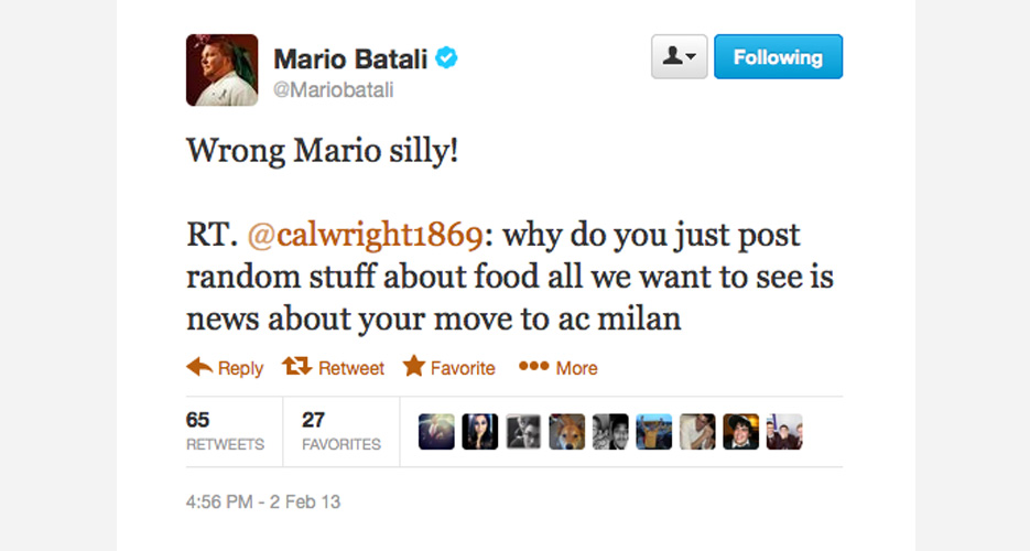 The Mario Batali Guide to Ethering Haters on Twitter | First We Feast