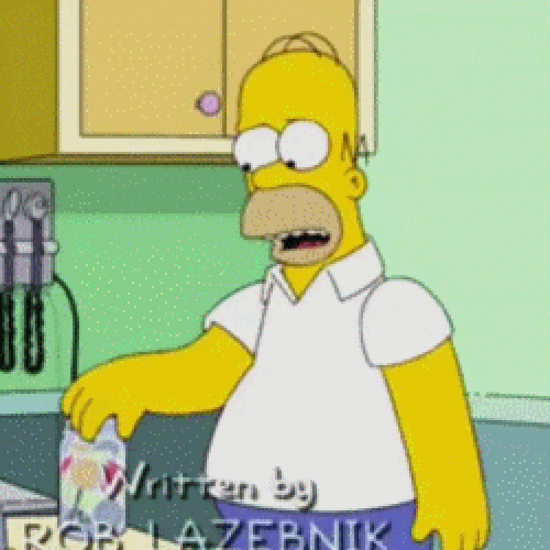 The Best Gifs Of Homer Simpson Stuffing His Face First We Feast