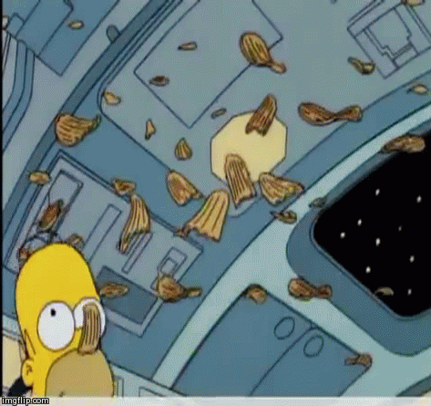 The Best Gifs Of Homer Simpson Stuffing His Face First We Feast